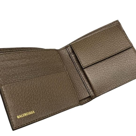 Balenciaga Bifold Wallet - 680403 Beige Gucci Collaboration / Double B - Picture 3 of 6